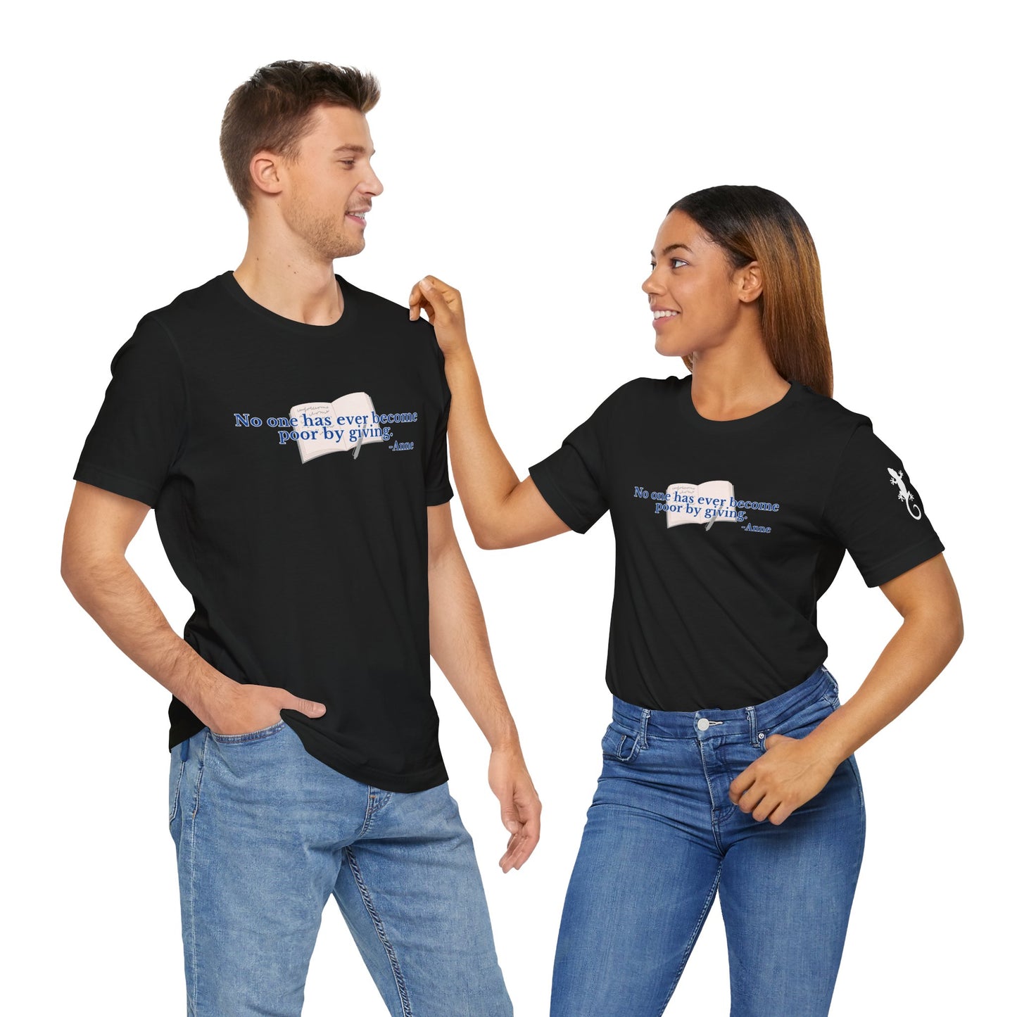 No One Becomes Poor By Giving - Short Sleeve Tee