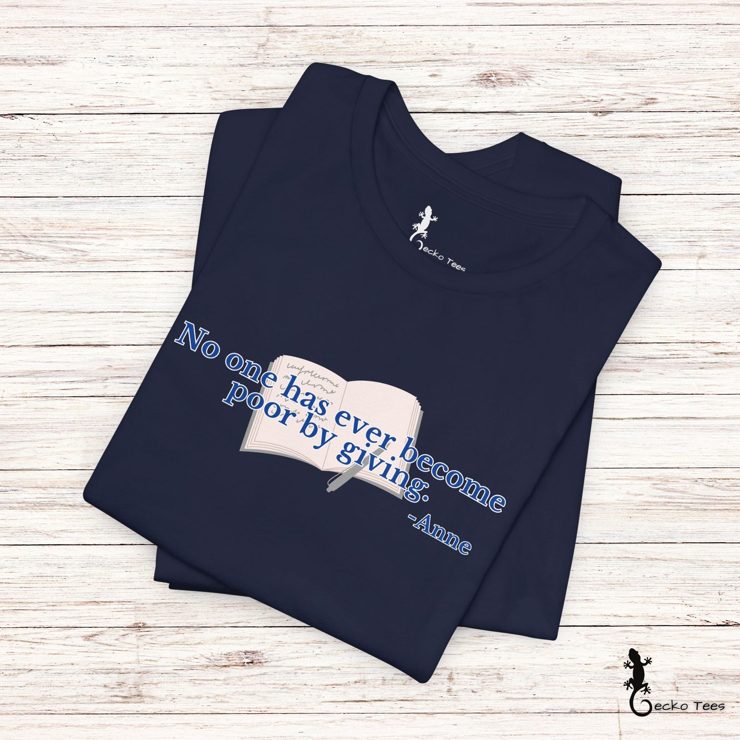 No One Becomes Poor By Giving - Short Sleeve Tee