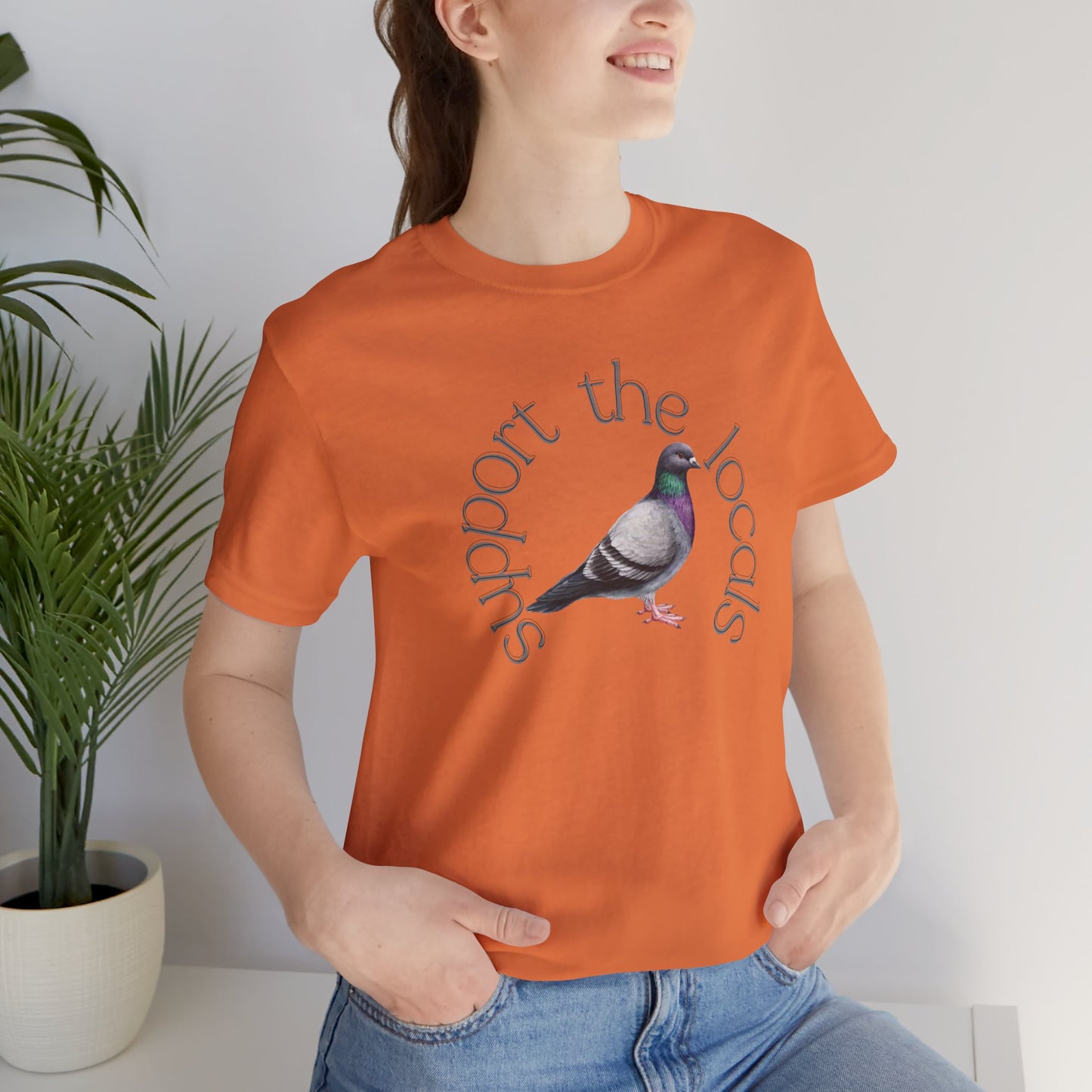 Support the Local Pigeons - Short Sleeve Tee