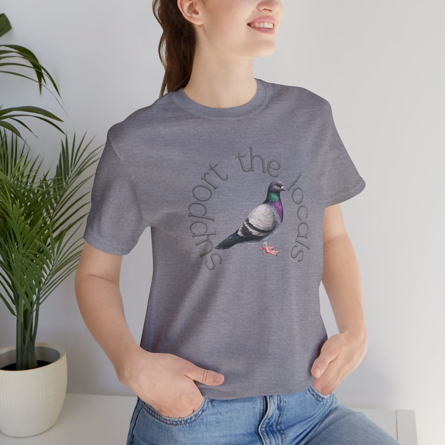 Support the Local Pigeons - Short Sleeve Tee