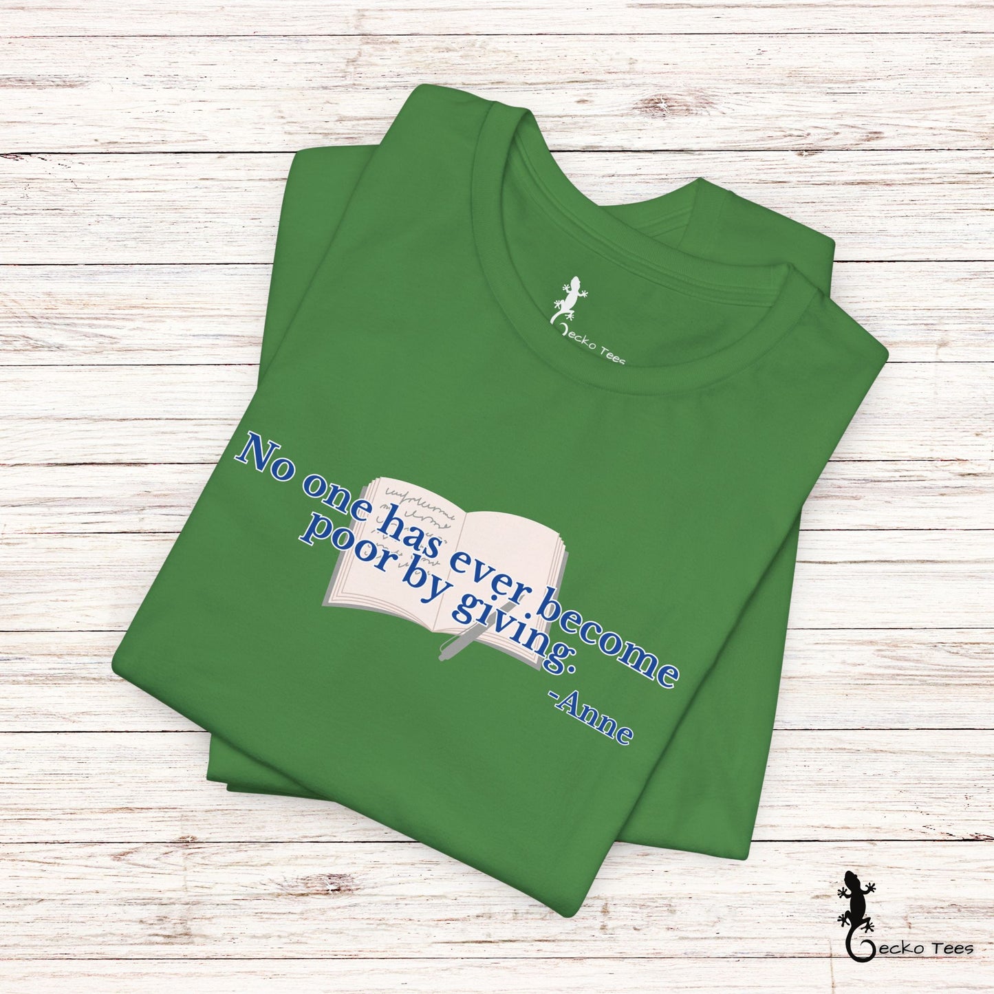 No One Becomes Poor By Giving - Short Sleeve Tee