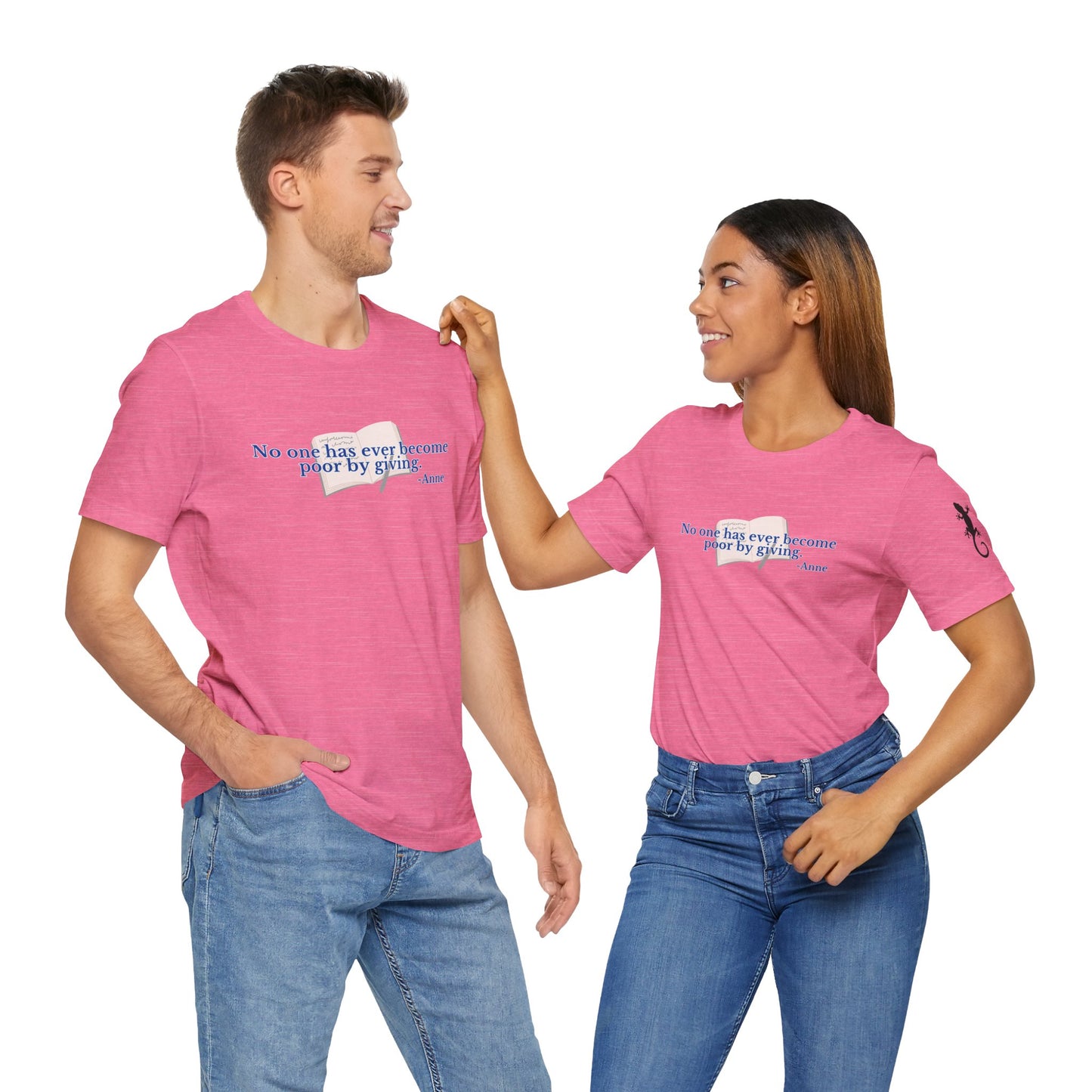 No One Becomes Poor By Giving - Short Sleeve Tee