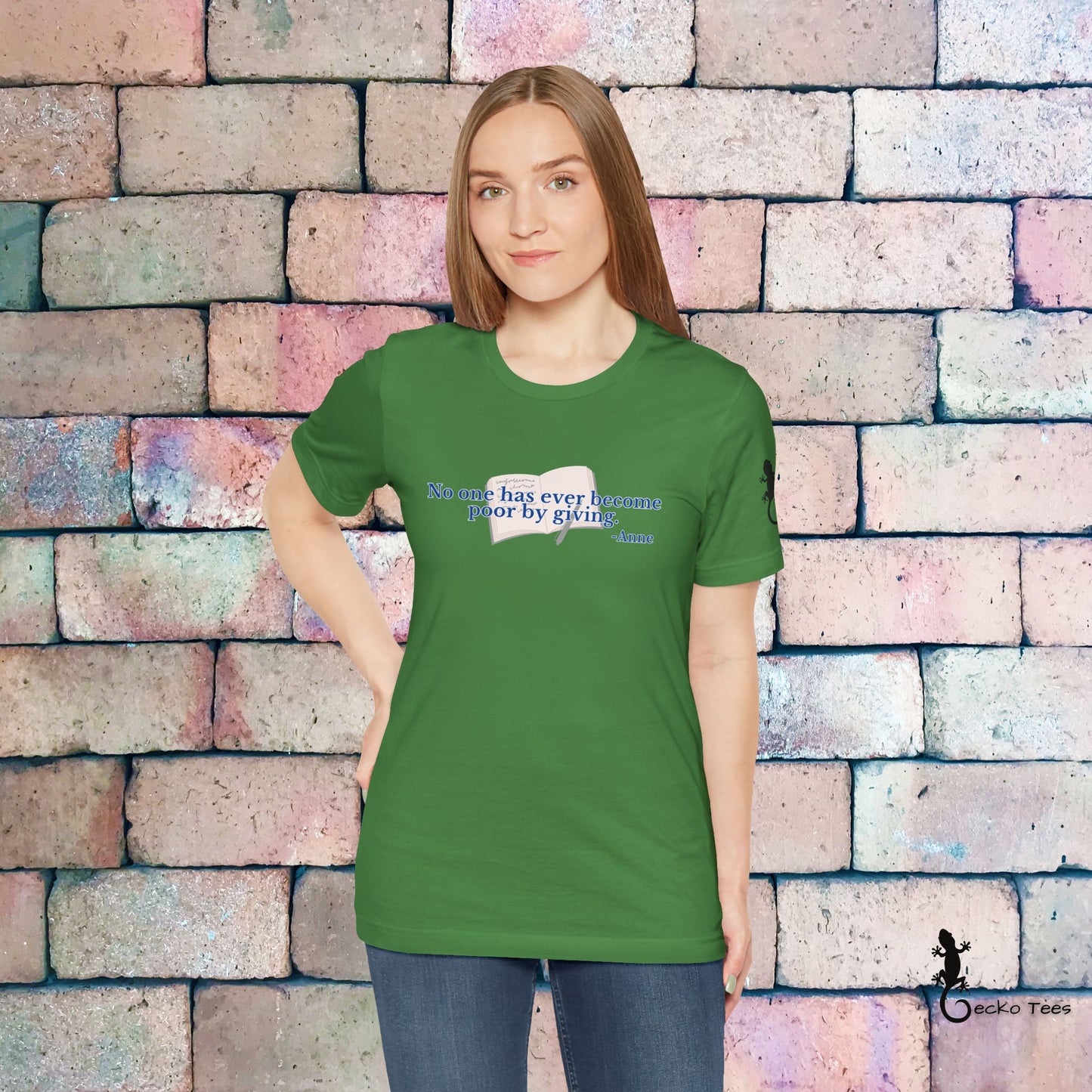 No One Becomes Poor By Giving - Short Sleeve Tee