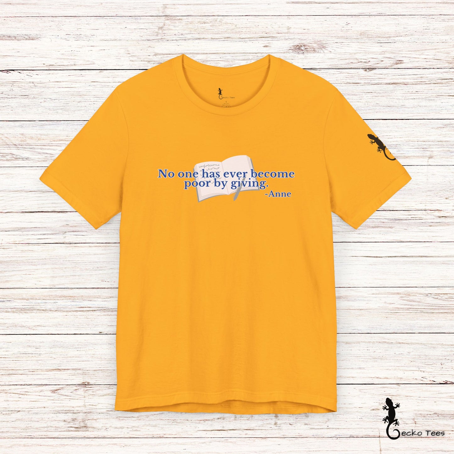 No One Becomes Poor By Giving - Short Sleeve Tee
