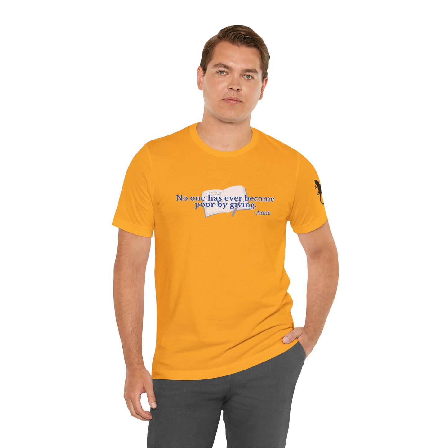 No One Becomes Poor By Giving - Short Sleeve Tee