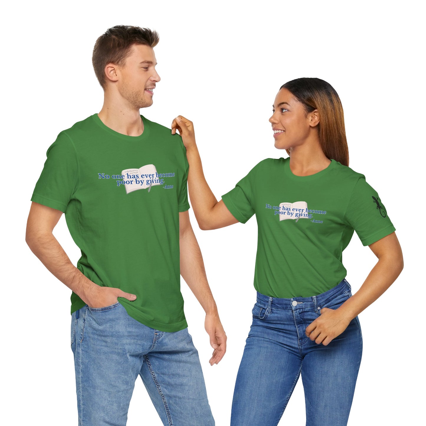 No One Becomes Poor By Giving - Short Sleeve Tee