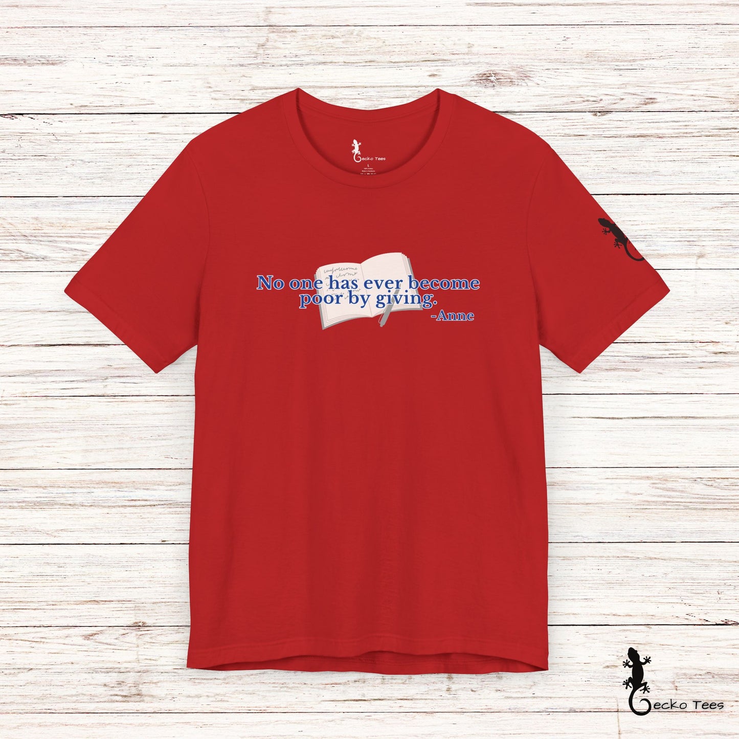No One Becomes Poor By Giving - Short Sleeve Tee