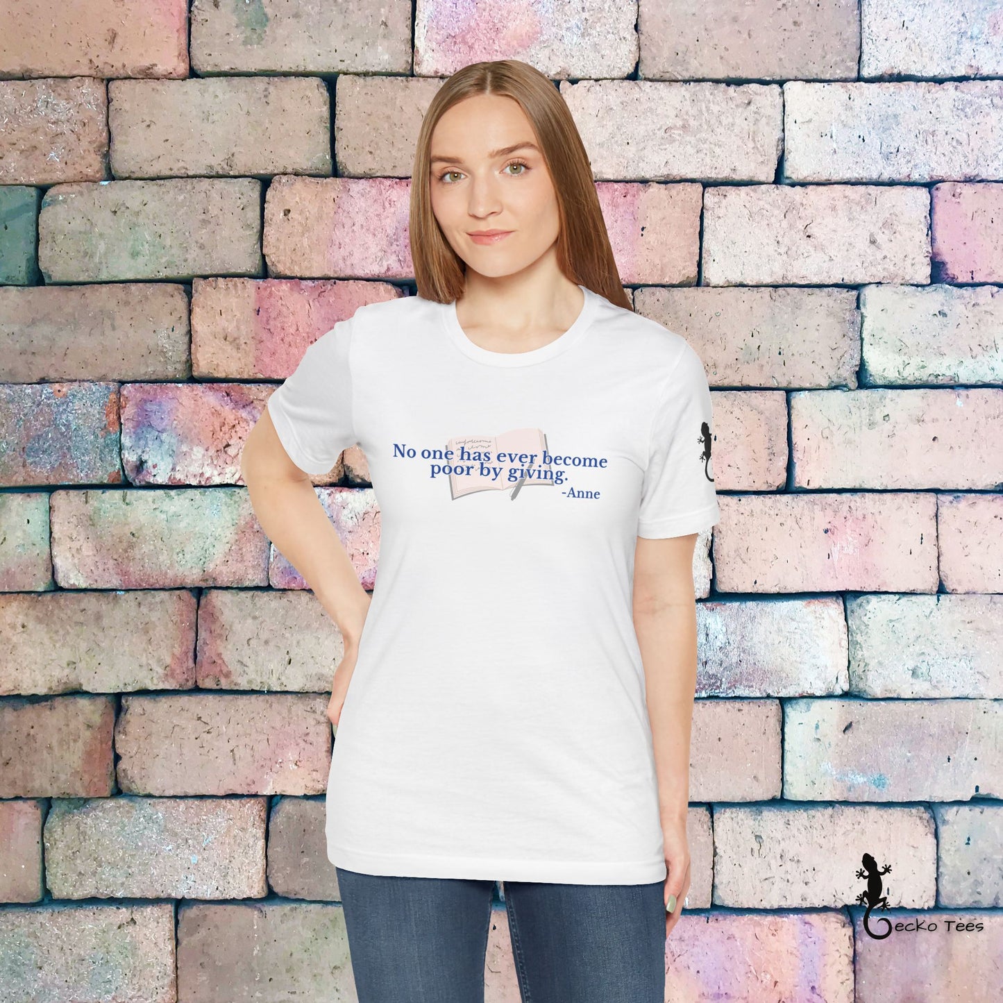 No One Becomes Poor By Giving - Short Sleeve Tee