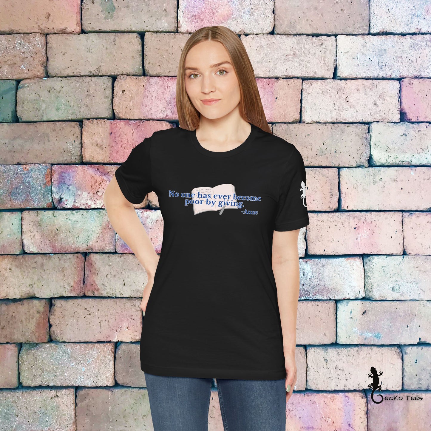 No One Becomes Poor By Giving - Short Sleeve Tee