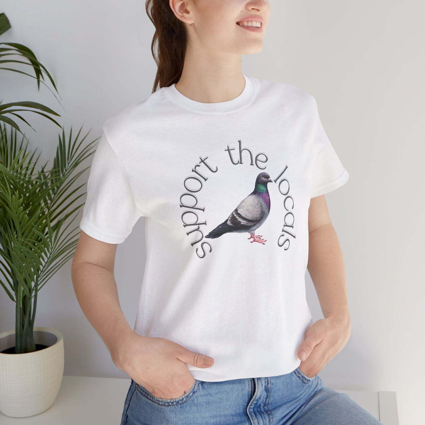 Support the Local Pigeons - Short Sleeve Tee