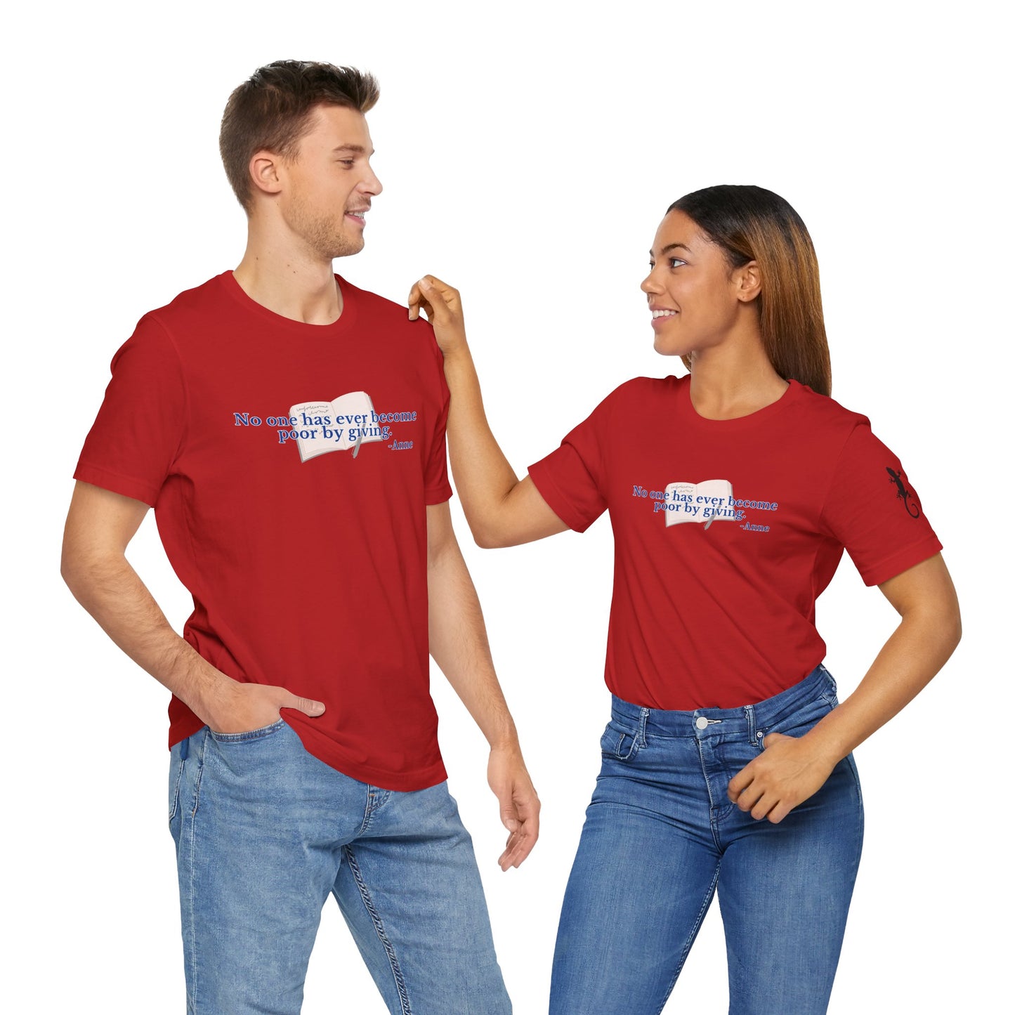 No One Becomes Poor By Giving - Short Sleeve Tee