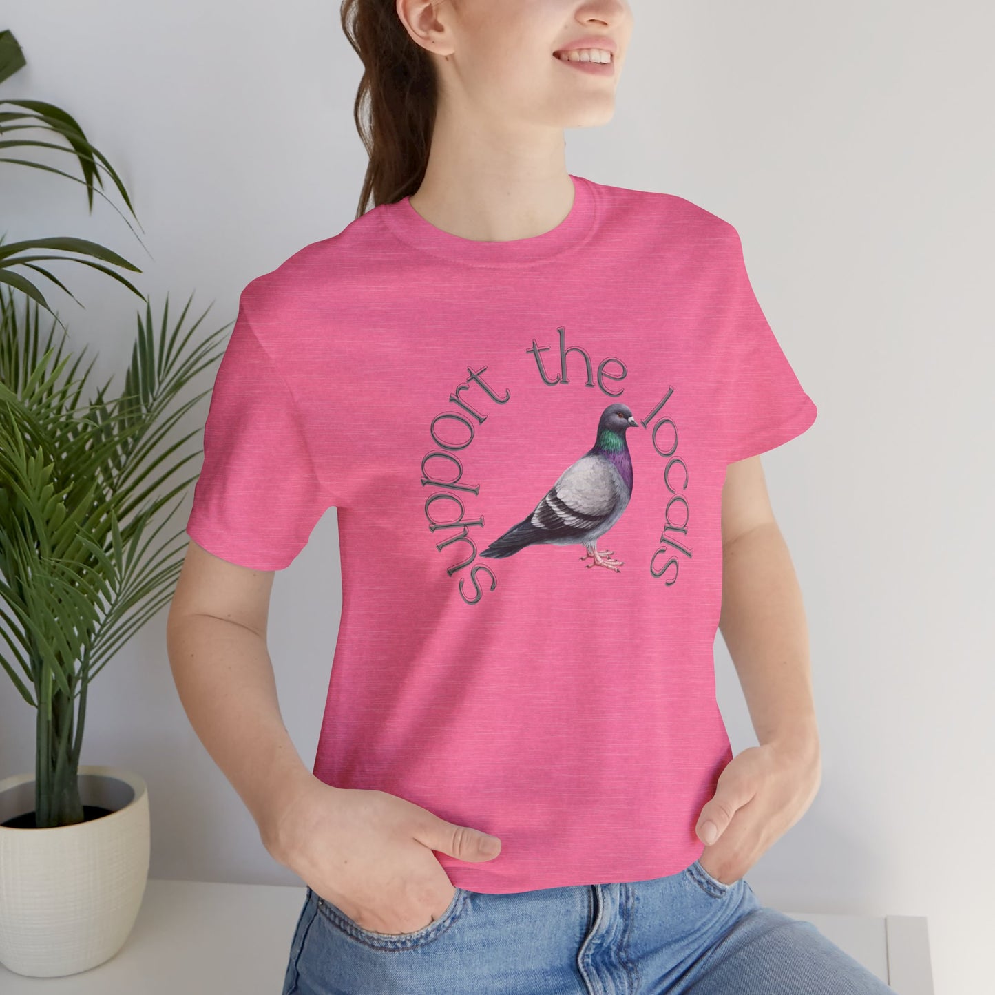 Support the Local Pigeons - Short Sleeve Tee