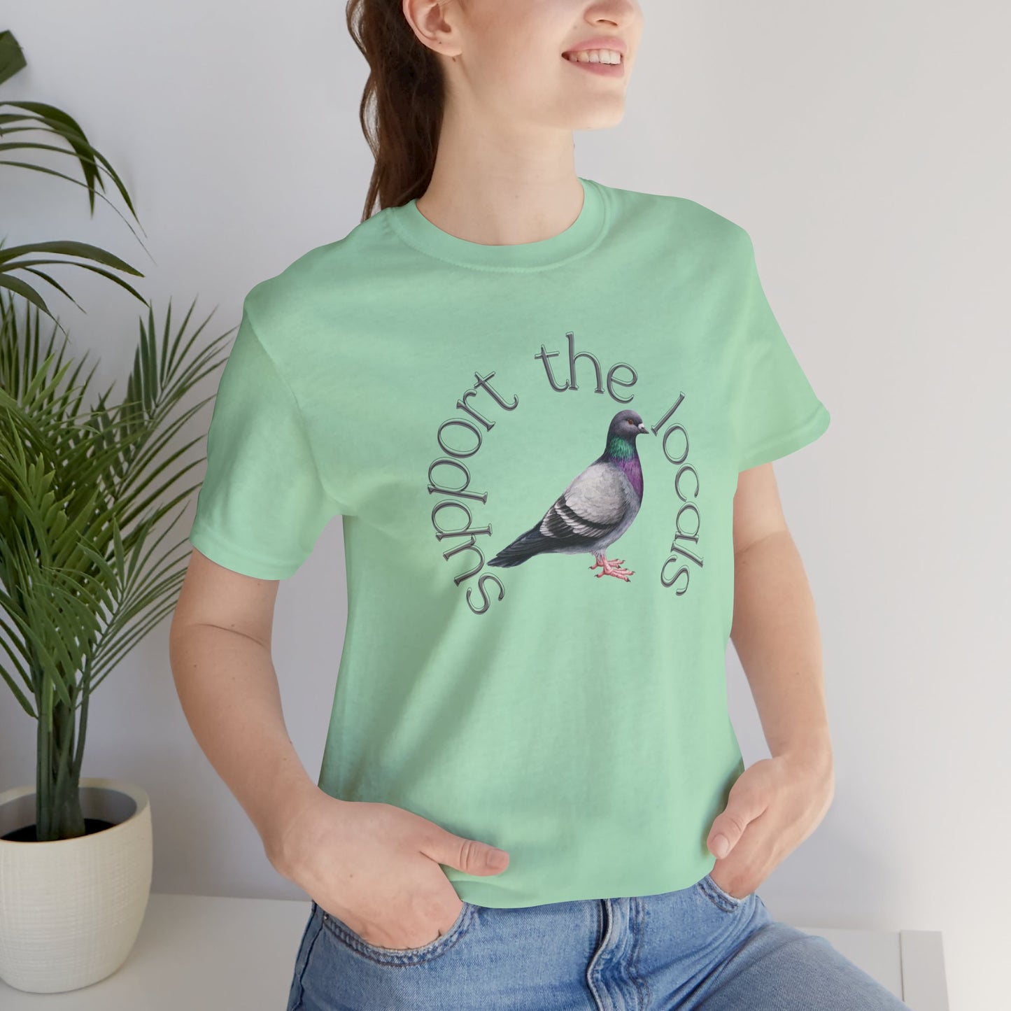 Support the Local Pigeons - Short Sleeve Tee