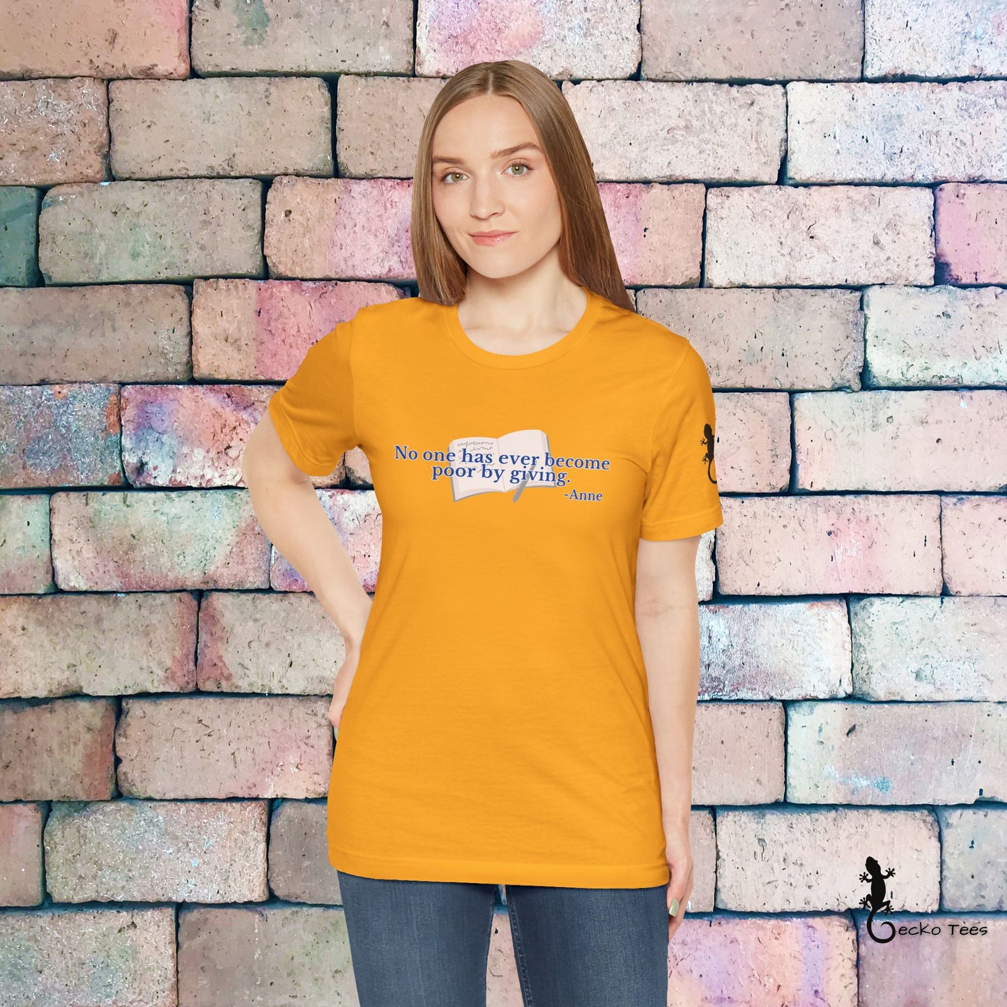 No One Becomes Poor By Giving - Short Sleeve Tee