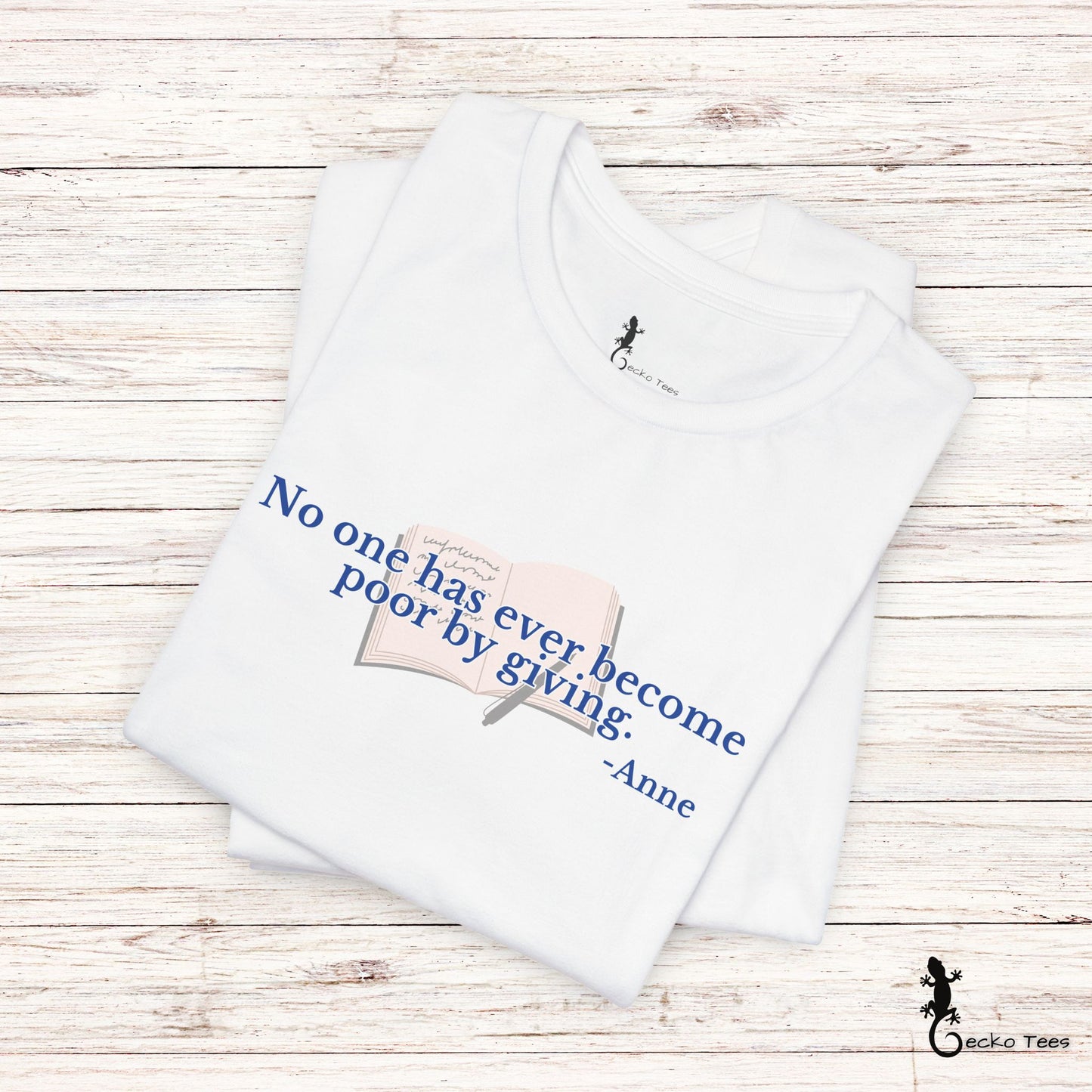 No One Becomes Poor By Giving - Short Sleeve Tee
